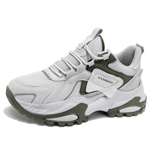 Winter Sporty All Seasons Fashion Sports Shoes Cushioning Anti-slip <b>Waterproof</b> Genuine Leather Upper Fabric Mesh Casual Walking - Product Image 1