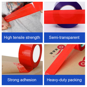Pistolet à ruban adhésif 6 rouleaux Ruban adhésif brun résistant Fragile Transparent BOPP Simple Sensible à la pression Imperméable Ruban adhésif résistant pour l'emballage - Product Image 2