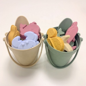 Ensemble <span class=keywords><strong>de</strong></span> jouets en <span class=keywords><strong>Silicone</strong></span> souple sans BPA, personnalisé, pour l'extérieur, Style moderne, <span class=keywords><strong>plage</strong></span>, outils, <span class=keywords><strong>seau</strong></span> <span class=keywords><strong>de</strong></span> sable, pour enfants, en été - Product Image 5
