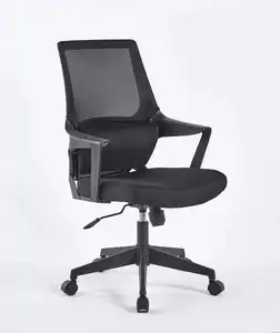 Fabbrica Computer scrivania sedie girevoli regolabile in tessuto girevole personale sedie da ufficio parti sedia girevole in acciaio inox