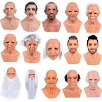 Máscara Facial de Terror para Halloween, Diseño Personalizado de Chico Genial con Pelo Amarillo, Artículos de Fiesta, Venta al por Mayor