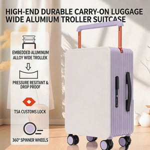 Maletas de Viaje con Ruedas para Cabina, 20 Pulgadas, con Cremallera, Personalizables con tu Marca - Product Image 5