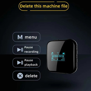 Reproductor MP3 Deportivo Mini Factory Square con Bluetooth 5.4, Pantalla OLED, Grabación con IA y Clip Trasero para Correr, Gimnasio y Estudiantes - Product Image 1