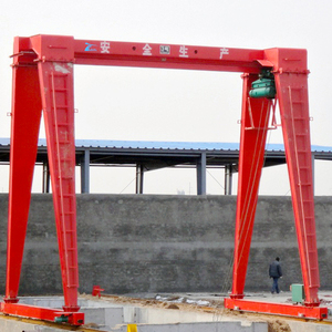 Grúa Pórtico Portátil Sencilla de Alta Calidad de 10 Toneladas, Elevador de Carga de 6M-12M con Control Remoto Eléctrico Montado sobre Riel - Product Image 3