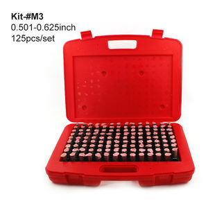 Fournisseurs chinois Outils de mesure de jaugeage. 011-Jeu de jauges de goupille en acier de précision en acier de 1 pouce pour mesurer l'espacement des trous - Product Image 5