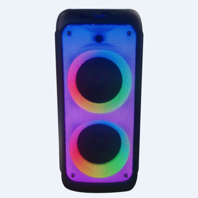 Party Karaoke Players Rgb Flame Light Sound Box Active Speaker with 8inch Woofer
