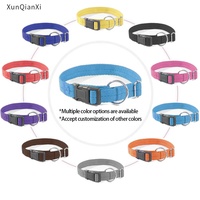 Ensemble de colliers pour chien en nylon/polyester doux personnalisés avec design rembourré réglable, colliers d'entraînement durables pour chiens
