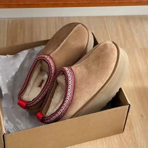 Bottes d'hiver UGGSS 2026, mules d'intérieur, pantoufles pour femmes, chaudes, en cachemire, semelle épaisse, pantoufles Tasman - Product Image 6