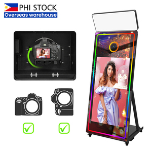 Photomaton Miroir Magique avec Imprimante, Contrôle Tactile, Impression <span class=keywords><strong>en</strong></span> Libre-Service, Direct Usine, avec Flight Case - Product Image 4