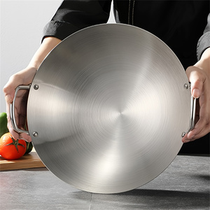 <span class=keywords><strong>Wok</strong></span> Chino Reforzado de 30cm, 34cm, 38cm, con Doble Asa y Fondo Redondo, para Cocina de Gas - Product Image 2