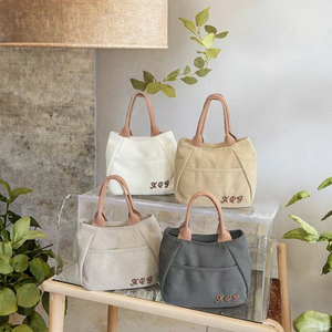 Waterproof Lightweight <b>Large</b> Capacity 6L <b>Canvas</b> Tote <b>Bag</b> for Girls Women Durable Double Strap Outdoor Portable Storage - Product Image 3