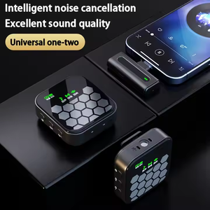 <span class=keywords><strong>Pix</strong></span>-link J33 Bluetooth tiếng ồn hủy bỏ Microphone ghi âm <span class=keywords><strong>video</strong></span> ghi âm Kit Live Show không dây di động Lavalier Microphone - Product Image 3