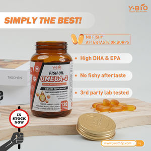 Pronto para Envio Atacado e Varejo Óleo de Peixe <span class=keywords><strong>Omega</strong></span> <span class=keywords><strong>3</strong></span> de Alta Potência com Revestimento Entérico Softgel EPA DHA 1000mg 120 Softgels OEM Disponível - Product Image 3