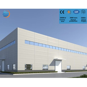 Popolare Fabbrica Prefabbricata in Acciaio Moderna, Progettazione di Edifici in Struttura d'Acciaio, Magazzini in Acciaio, Officine con Struttura in Acciaio - Product Image 5