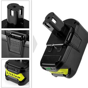 Batería de Litio Cilíndrica de Repuesto de 18V con Certificación CE, Más de 500 Ciclos, Compatible con <span class=keywords><strong>Ryobi</strong></span> P107/P108 para Taladro Eléctrico - Product Image 5