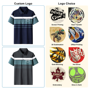 Camisetas Polo Personalizadas para Hombre, Ropa de Trabajo de Verano, Camisas de Manga Corta con Solapa, Logotipo Bordado, Camiseta Polo de Algodón de Marca - Product Image 2