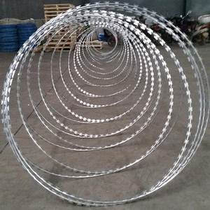 Cercado DE SEGURIDAD galvanizado Precio de <span class=keywords><strong>concertina</strong></span> hoja antiescalada alambre de púas prisión maquinilla de afeitar alambre de púas - Product Image 6