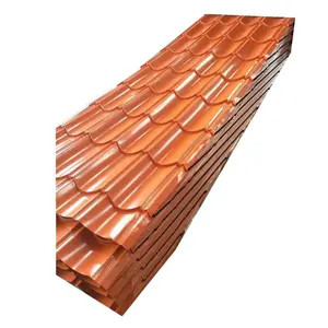 지붕 재료 Prepainted 합금 알루미늄 패널 3003 H24 1060 H18Corrugated 색깔 알루미늄 루핑 장