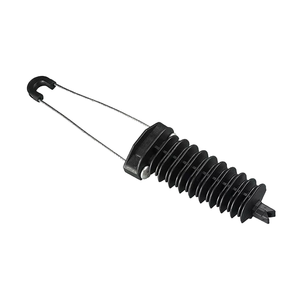 Abrazadera de Suspensión/Acople Aéreo FTTH JKTE PA-1500 (Nylon + Plástico), adecuada para aplicaciones en líneas eléctricas aéreas. - Product Image 1