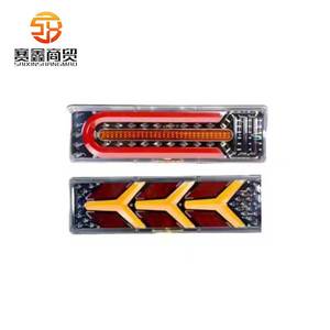 Feu arrière LED multifonctionnel pour remorque, avec fonctions d'arrêt, de recul, de direction et d'indication dynamique pour camion de transport - Product Image 6
