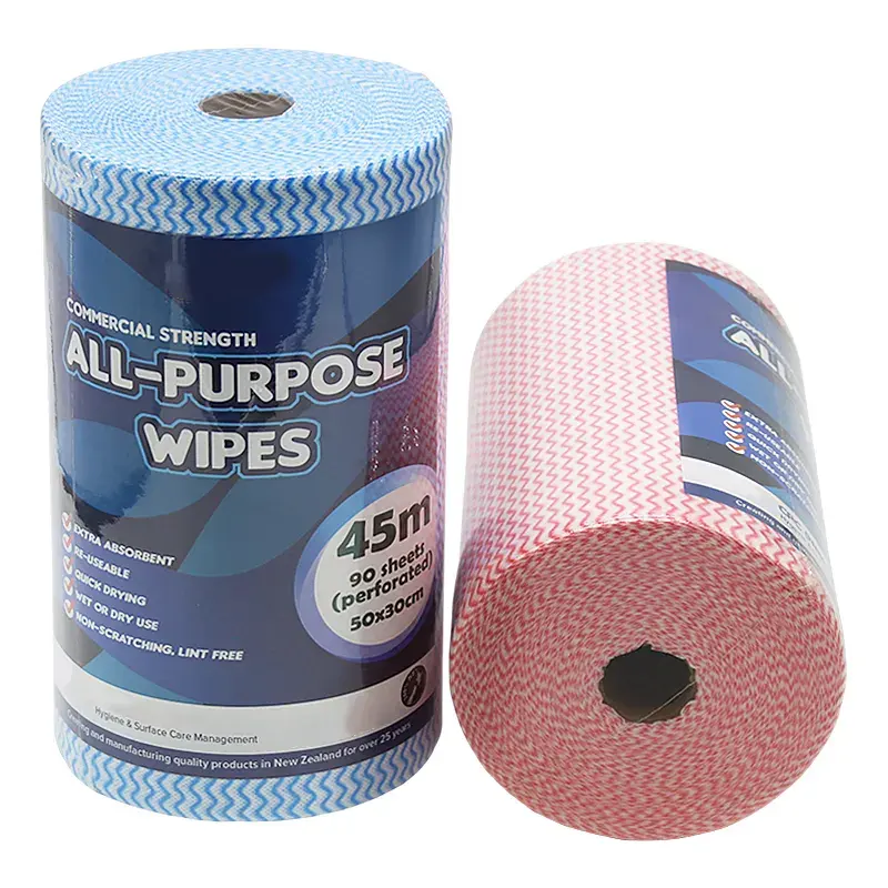 Disposable nonwoven kitchen wipes chux spunlace cleaning cloth