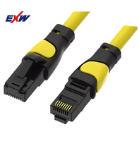 Pabrik OEM warna ganda Cat5E Cat6 Cat6A Cat7 Cat8 Ethernet UTP FTP SSTP 0.5 m 1m 5 m kucing 6 kabel Patch untuk manajemen warna