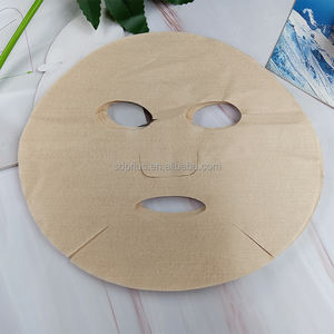 Großhandel 50gsm Tee-Faser Gesichtsmasken-Rohmaterial Gesichtsmaskenblätter mit Design für Schönheitspflege - Product Image 1