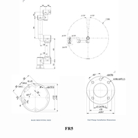 Brazo Robótico Colaborativo FR5 de 6 Ejes, 5 kg de Carga Útil, Motor de Aluminio, PLC, IP54, para Pintura y Soldadura Automotriz, con Velocidad TCP de 1 m/s