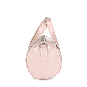 Article tendance : Mini sac de voyage rose <span class=keywords><strong>Colette</strong></span> avec surface brillante discrète et design compatible avec les ensembles Fluffy Booking - Product Image 3