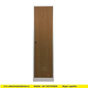 Armario de Dormitorio, Armario de Una Puerta para Apartamento, Armario de Metal de Acero, Armario Estrecho, Armario con Ruedas, W450 X D500 X H1800 - Product Image 4