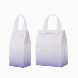 Sac isotherme non tissé personnalisé écologique doublé de papier aluminium pour restaurant - Product Image 2