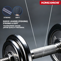 Ligne de pêche OEM 85% 100% fluorocarbone, ligne de choc, 30m 50m 15LB-60LB, ligne transparente à coulée rapide, qualité japonaise pour eau douce et eau salée