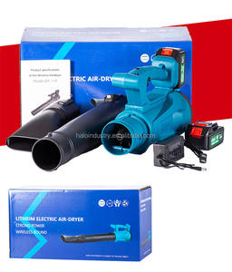 Outils de jardinage sans fil haute vitesse 21V <span class=keywords><strong>Souffleur</strong></span> de feuilles électrique sans fil <span class=keywords><strong>Aspirateur</strong></span> de feuilles pour Makitas - Product Image 4