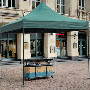 Carpa de Jardín Impermeable de Lona de Doble Capa de 10x10, Toldo Plegable Tipo Pop-up de 3x3 para Exposiciones y Uso en Exteriores - Product Image 6