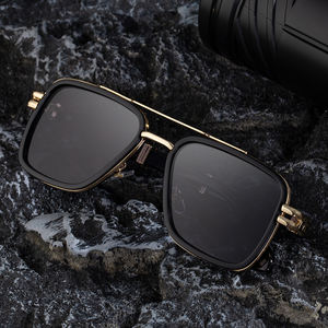 Partagás, venta al por mayor, moda, diseñador de moda, logotipo personalizado, Metal, doble puente cuadrado UV400, gafas de sol, gafas de sol para hombre - Product Image 3