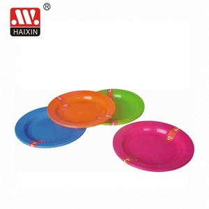 <span class=keywords><strong>Assiette</strong></span> à dîner Simple ronde multicolore <span class=keywords><strong>assiette</strong></span> en <span class=keywords><strong>plastique</strong></span> <span class=keywords><strong>assiette</strong></span> à fruits et légumes plateau à aliments 4 pièces - Product Image 2