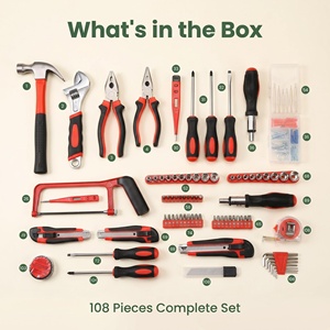 Juego de Herramientas de 108 Piezas para Reparaciones Profesionales y <span class=keywords><strong>Mantenimiento</strong></span> - Product Image 3