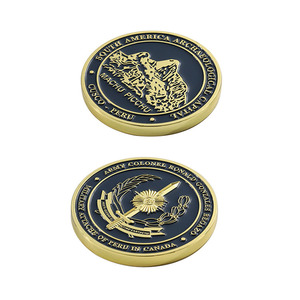 Concevez Votre Propre Logo Plaqué Or 3D Émail Doux Alliage de Zinc Pièce Métallique Personnalisée Voyage en Montagne Américaine Ville Anniversaire Pièces - Product Image 6