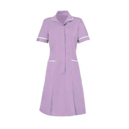 Gesundheits wesen Krankens ch wester Medical Carer Krankenhaus Uniform Maid Stripe Uniform Arbeits kleid