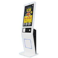 Support de sol à écran tactile HD de 32 pouces et kiosque mural de prix de machine en libre-service paiement imprimante scanner caméra personnalisable