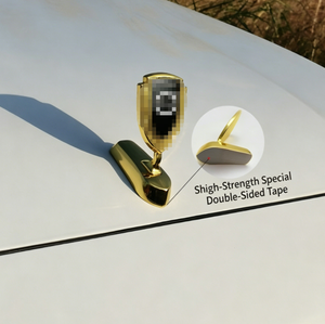 Emblème <span class=keywords><strong>de</strong></span> <span class=keywords><strong>voiture</strong></span> modifié, autocollant métallique pour capot, accessoire pour <span class=keywords><strong>voiture</strong></span>, emblème <span class=keywords><strong>de</strong></span> <span class=keywords><strong>voiture</strong></span> adapté à Volvo - Product Image 5