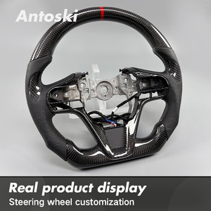 Volante Deportivo de Fibra de Carbono Real Personalizado para <span class=keywords><strong>Lexus</strong></span> <span class=keywords><strong>LC</strong></span> <span class=keywords><strong>500h</strong></span> 2017-2024 ES IS, Mejora del Interior de Autos de Lujo - Product Image 5