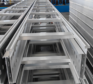 Canaux et plateaux pour câbles : Acier inoxydable, galvanisé à chaud, alliage d'aluminium et type échelle - Product Image 4