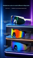 Lunettes de sport intelligentes pour le cyclisme avec protection UV, lecture de musique, fonction d'appel, batterie 55 mAh, lunettes intelligentes