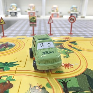 Puzzle en plastique créatif pour enfant dinosaure, assemblage de bricolage, construction de routes ferroviaires, ensemble de véhicules ferroviaires électriques, jouets de voiture de piste de dinosaure - Product Image 4