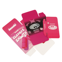 Vente en gros Boîte d'Emballage Pliable Personnalisée pour Nail Art Produit Imprimé Couleur Dégradée Boîtes en Papier
