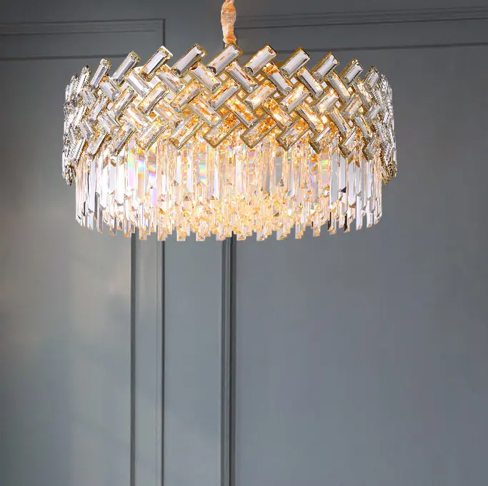 Большая овальная люстра, Роскошная Современная Подвесная лампа, стеклянная подвесная люстра, современная хрустальная лампа для гостиной