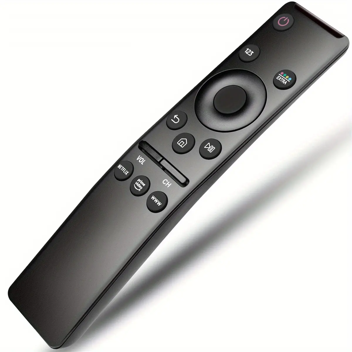 รีโมทคอนโทรลแบบสากลสำหรับทีวีซัมซุงทุกเครื่อง HDTV แบบโค้ง4K 8K 3D สมาร์ททีวีพร้อมปุ่มสำหรับ Netflix Prime Video WWW
