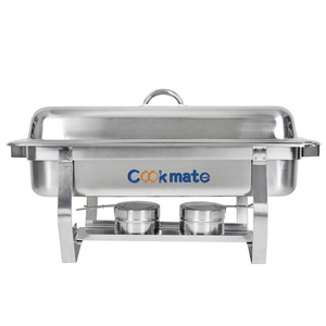 Food Grade Hot Buffet Chafer Restaurant Serving Dish Catering <strong>Equipment</strong> With <strong>Handle</strong> - Product Image 3