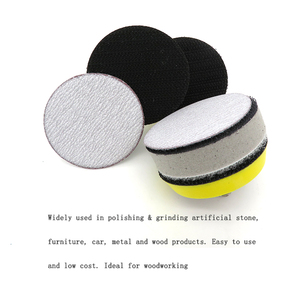 2Inch 49MM <span class=keywords><strong>60</strong></span> à 1200 Grit Blanc Corindon Sand Hook and Loop Sandpaper Outils abrasifs Disque de ponçage pour voiture Polissage Bois - Product Image 3